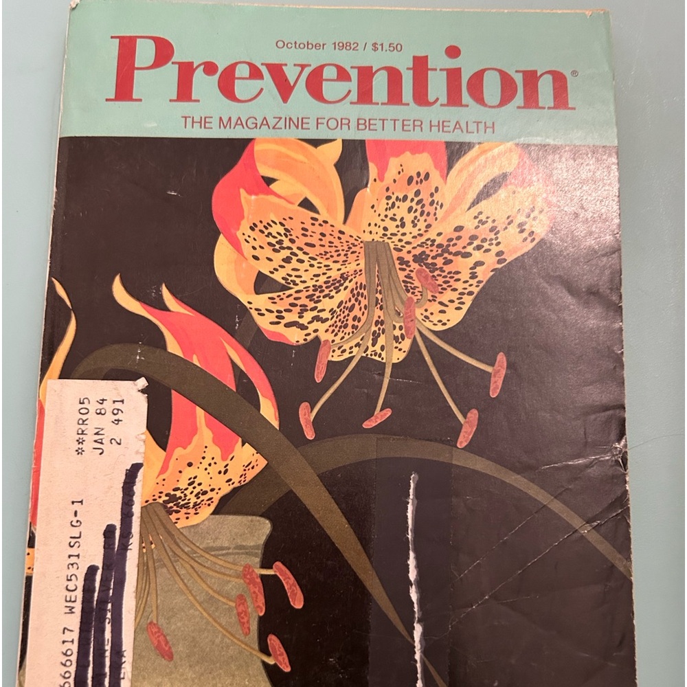 Women’s Vintage Prevention Magazine. October 1982.